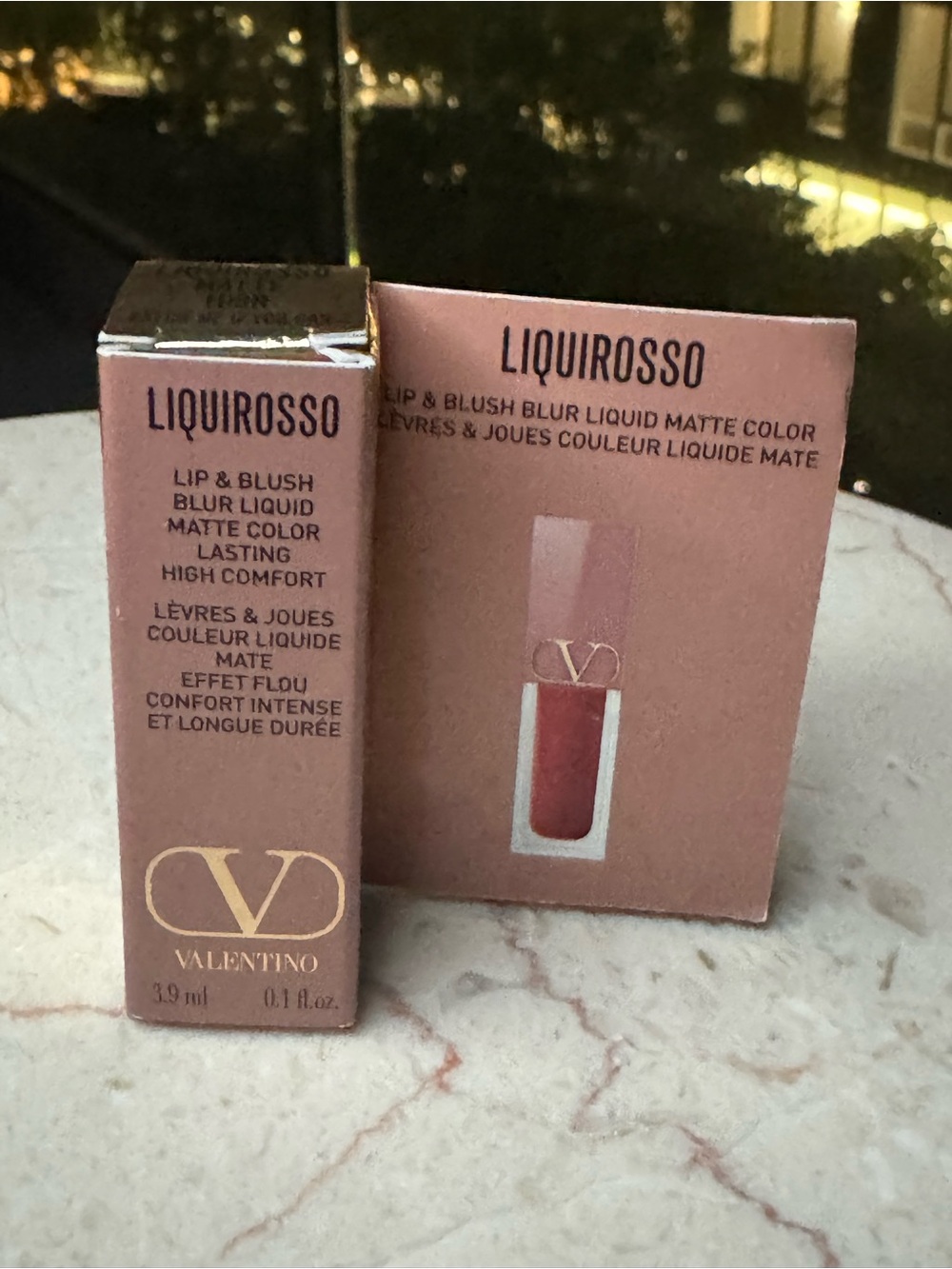 Valentino Liquirosso Lip & Blush Blur — Catch Me If You Can 109R